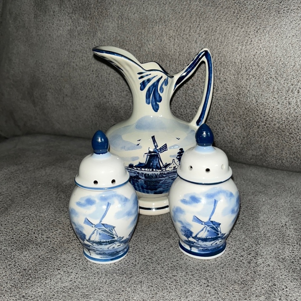 Salt and Pepper Shaker and Vase